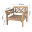 Monterey Teak Outdoor Club Chair with Sunbrella Cushions-1202803214