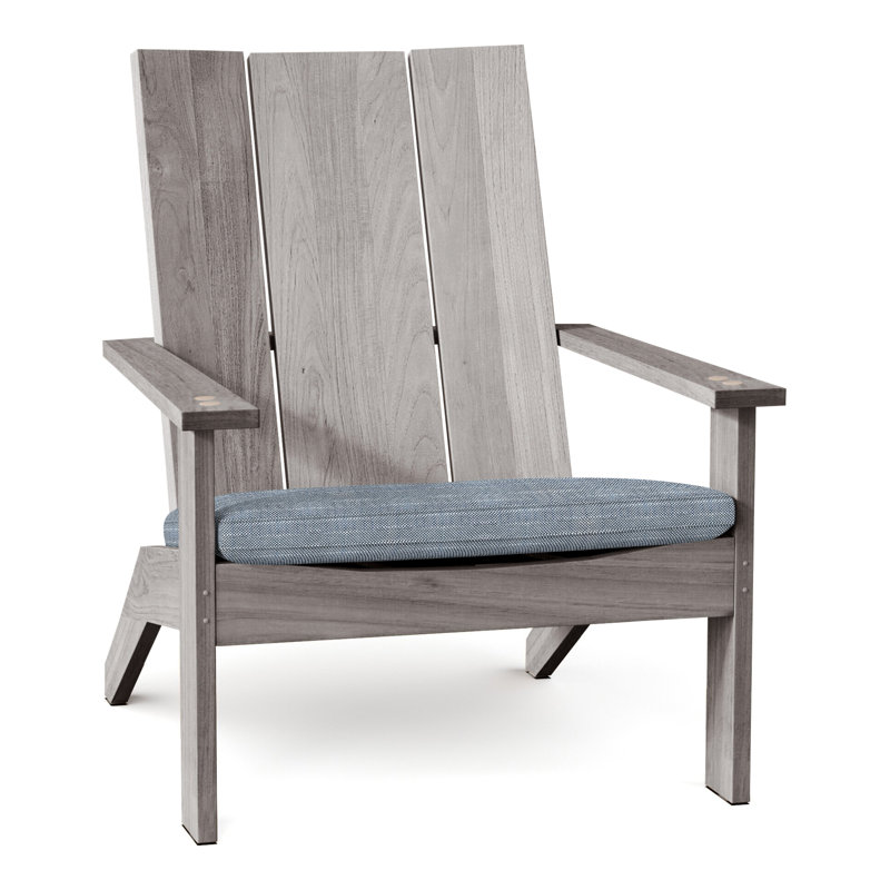 Adirondack en teck Ashland - Huître, Rollo Chambray, Welt, Huître teck