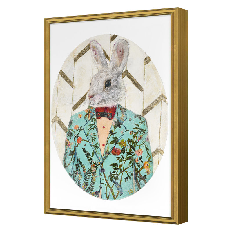 Jean Print, 18" H x 12" W, Gold