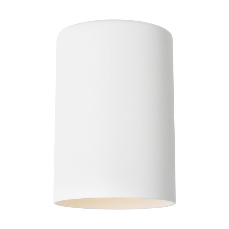 Windsor Sean Lavin Outdoor Cylinders Outdoor Fixture In Outdoor Textured White Finish With Outdoor Textured White Shade