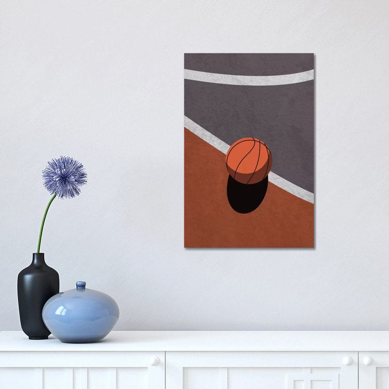 «Dear Basketball» par Domonique Brown, reproduction d'art sur toile tendue, H 18 po x l 12 po x 1,5 po