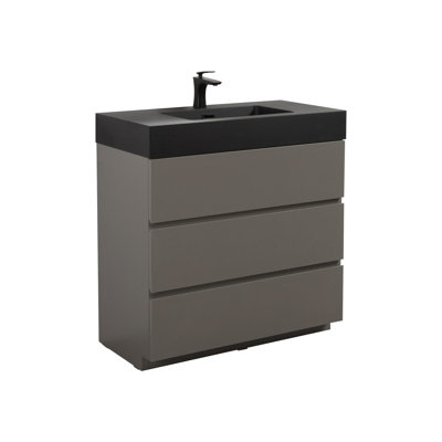 Grand meuble-lavabo moderne pour salle de bain