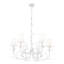 Lustre blanc texturé 6 lumières Parra-123222958