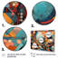 Vibrations géométriques orange et bleues IV - impression-2051307527-2051307528