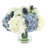 Hydrangea Arrangement with Thistle and Viburnum