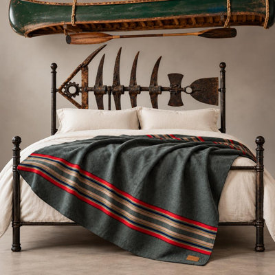 Pendleton Yakima Camp Green Heather Twin