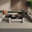 Italian rectangular tempered glass coffee table-110977720
