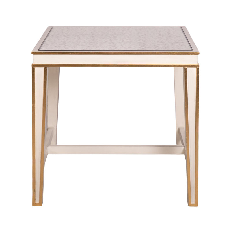 Lilly End Table, Antique White