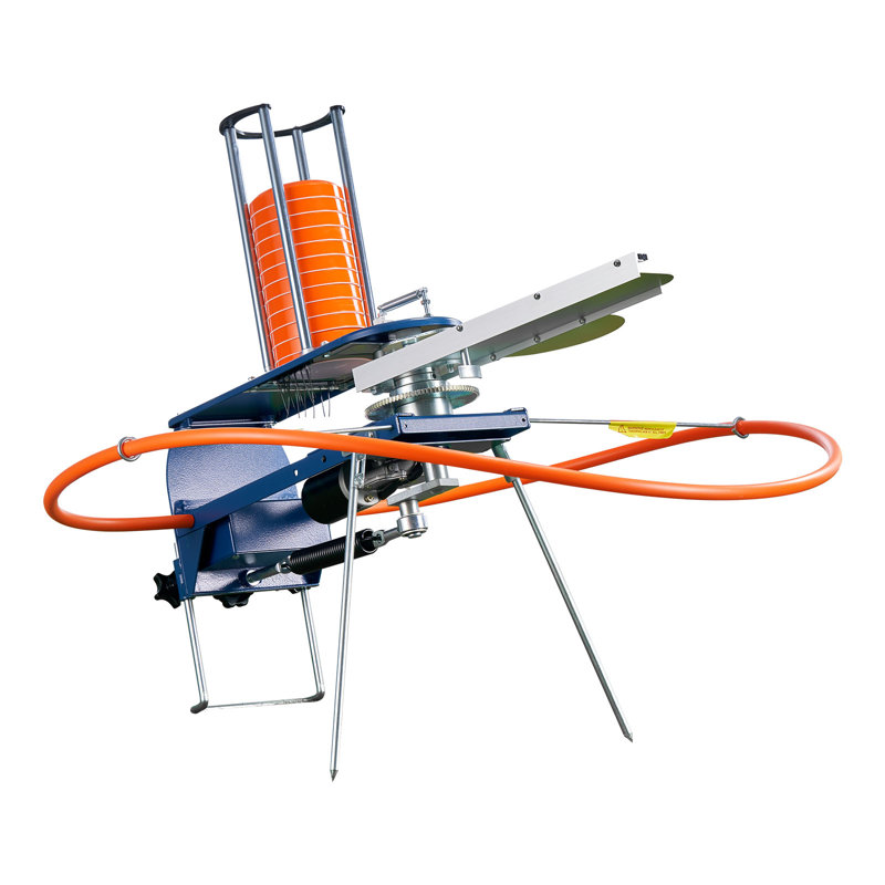 Lanceur de cible en argile, lanceur de pigeon Max 28 argiles, lanceur automatique de sicket et de piège de 45 verges et plus avec angle réglable et pédale pour les sports de tir à l'argile
