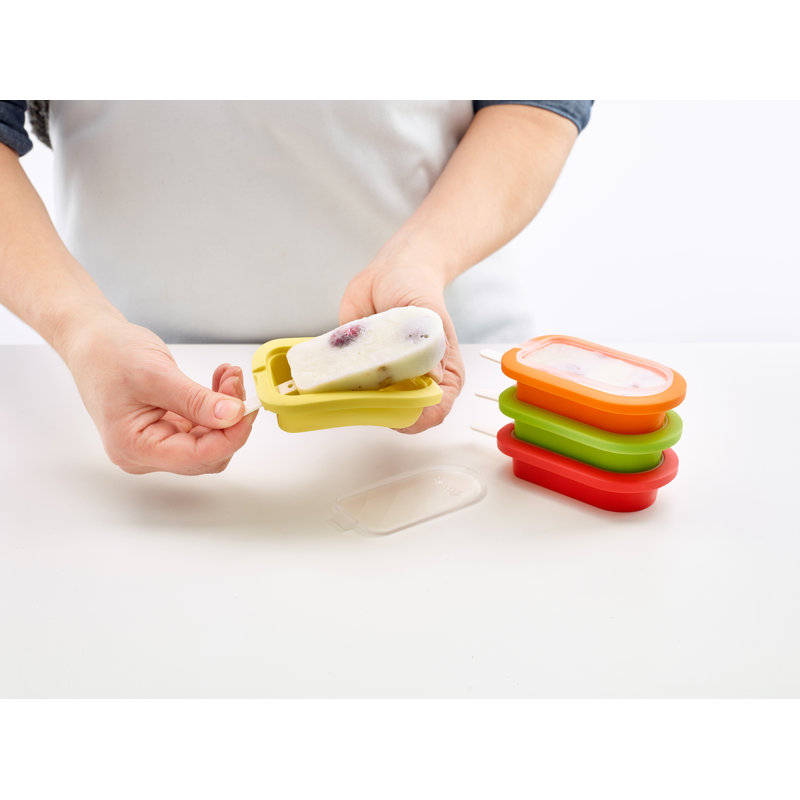 Lékué Stackable Ice Pop Molds, Set of 4