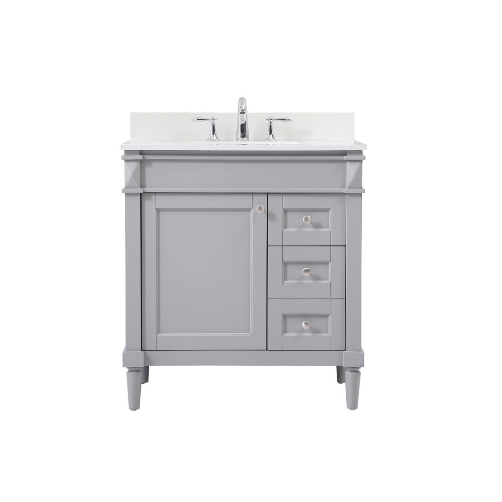 Readington 32'' Single Bathroom Vanity, Gray