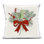 Merry Berry Bow Decorative Printed Throw Pillow, design by Tava Studios