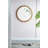 34"Wood Round Mirror,Circle Wall Mirror
