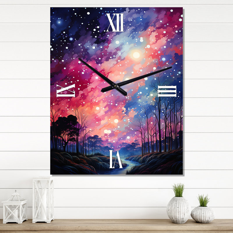 Jehovani - Asteroids Wall Clock, Extra Small