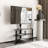 Swivel 3-Tier Multi-Function Tv Stand, Media Cabinet