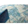 Luxury Laureno Abstract Area Rug in Light Blue/Ivory