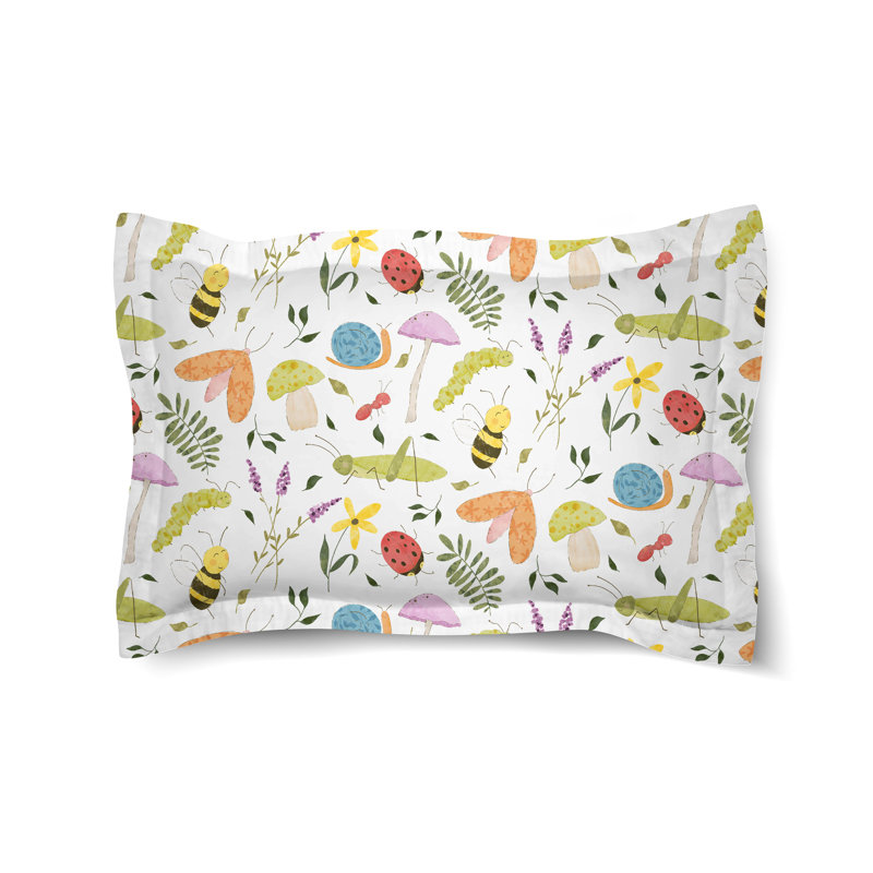 Bugalicious Crawlers Microfiber / Microsuede Pillow Sham