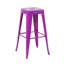 Tabourets de bar en métal sans dossier avec assemblage sans outil et conception peu encombrante-686528508-686528510