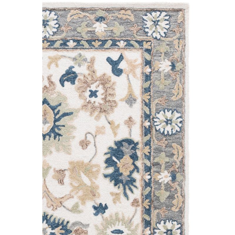 Ebony Hand Tufted Wool;Cotton Oriental Indoor Rug, 3'-0" X 5'-0" Rectangle