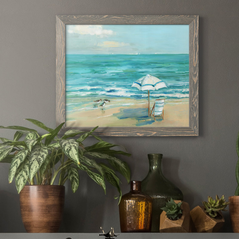 «Simply Summer», reproduction d'art sur toile, H 20 po x l 17 po x P 1,5 po, Gris
