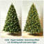 Arbre de Noël artificiel en flocons pré-éclairé avec pomme de pin-133865653
