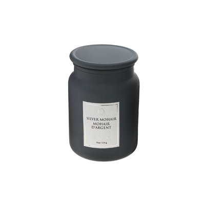 Silver Mohair Scented Jar Candle