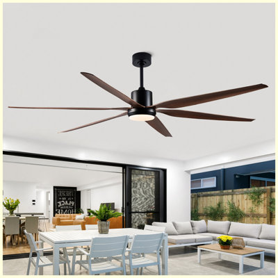Ventilateur de plafond 66 pouces Farmhouse Rustic
