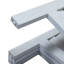 Paravent en bois de sycomore pliable Old White - 4 panneaux, panneau d'optimisation de l'espace blanc, utilisation polyvalente, rehausser