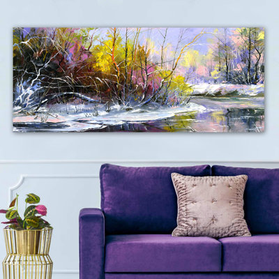 Peinture sur toile tendue