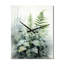 Horloge murale Minimal Ferns Emerald Reverie I - Floral-99631804
