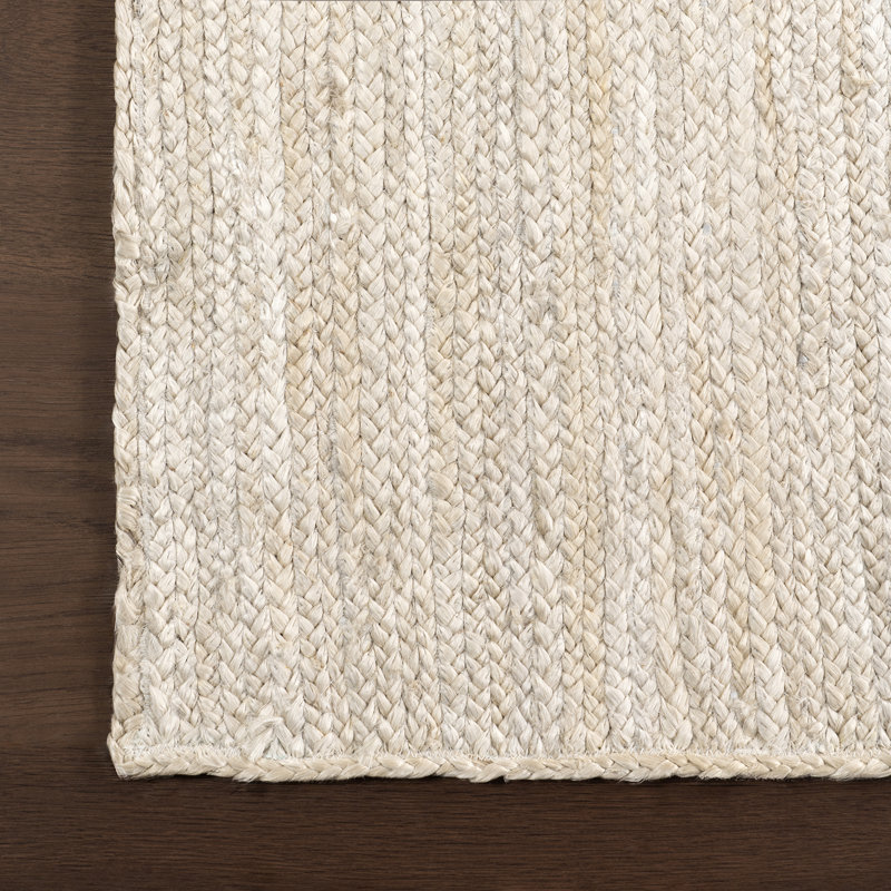Cruise Natural Jute Area Rug, Round 7'