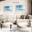 «Window to distance beach», reproduction sur toile-92761167