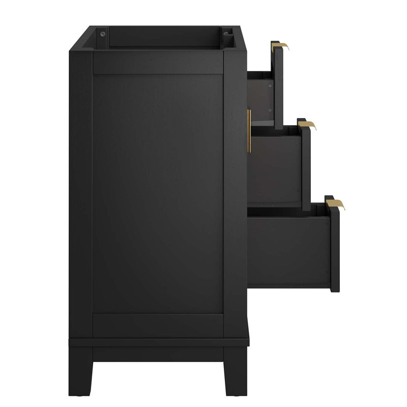 Modway 36'' Single Bathroom Vanity Base Only in Black