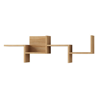 Averell Geometric Floating Wall Shelf