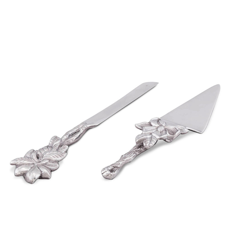Magnolia Stainless Steel Cake Serving Set