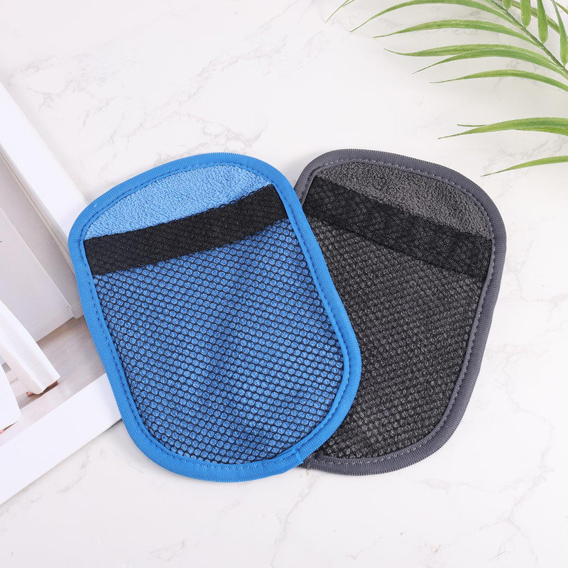 Décapant à sable pour la plage, indispensable pour les vacances à la plage et le camping 1 grande pièce bleue + 1 grande pièce grise + 1 petite pièce bleue
