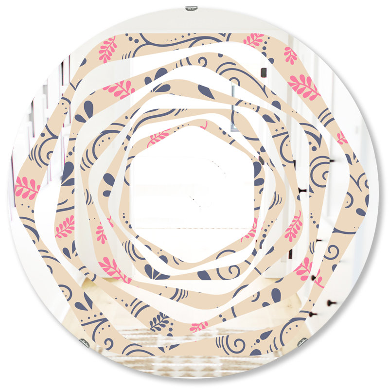 Miroir mural Whirl, H 31,5 po x l po