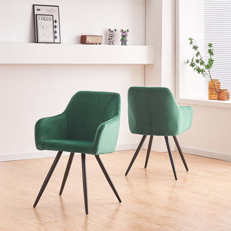 Chaise de salle à manger Annela, Vert