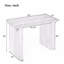 Console de ferme en bois de manguier, canapé de 45 po d'épaisseur, salon minimaliste étroit (miel)-289674547