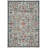 Christa Oriental Light Gray/Fuchsia Area Rug-802854896