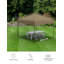 10x10 FT Instant Pop-Up Canopy Tent with 3 Removable Sidewalls, One-Push Quick Setup, Commercial-Grade Waterproof Sun Shelter, Adjustable Height, Outdoor Event Tent-1433864554