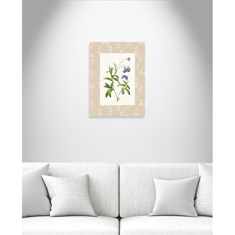 «Botanical Plate I Print» par Susan Jill, 18'' W x 24'' H, Wrapped Canvas, Sans cadre
