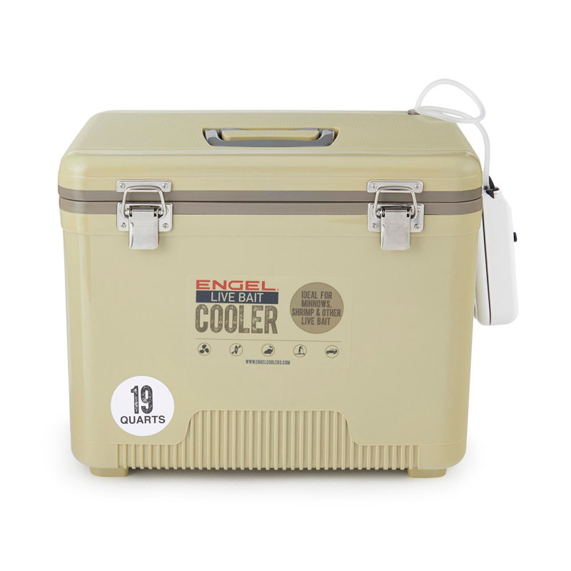 Engel 19 Quarts Ice Chest in White, Tan