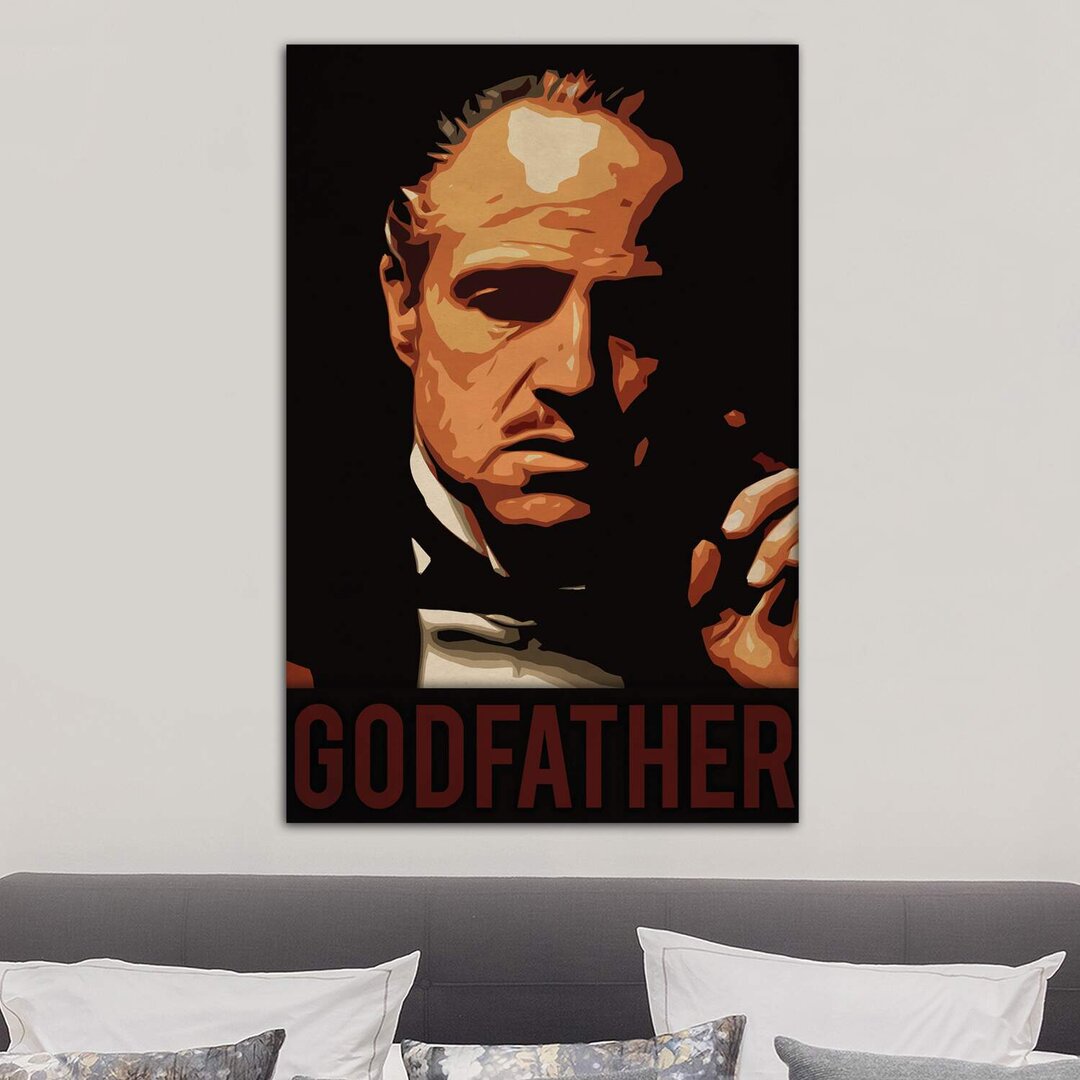 Leinwandbild - Grafikdruck „Godfather” von Durro Art