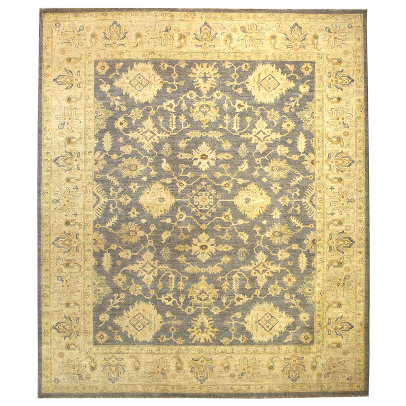 Agra One-of-a-Kind 7'10" X 9'6" New Age Wool Area Rug in