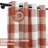 Adamantini Plaid Blackout Thermal Grommet Curtain Panels-1478637010-1477683033