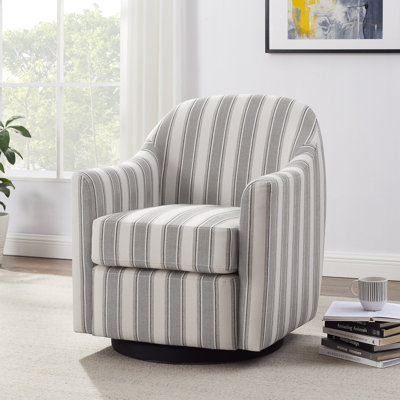 29.92In Linend Fabric Swivel Accent Chair