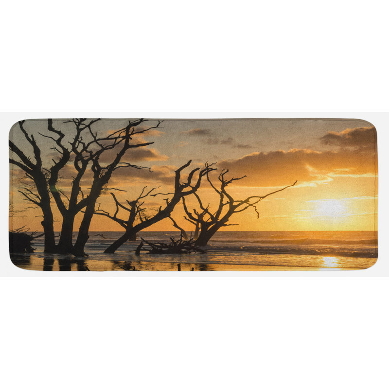 Tapis de cuisine bois flottant