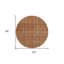 Tapis intérieur lavable rayé 8 pi