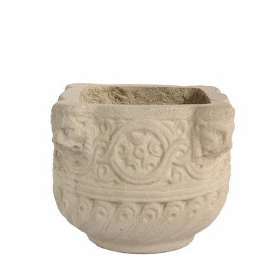 Alcazar Square Stone Planter